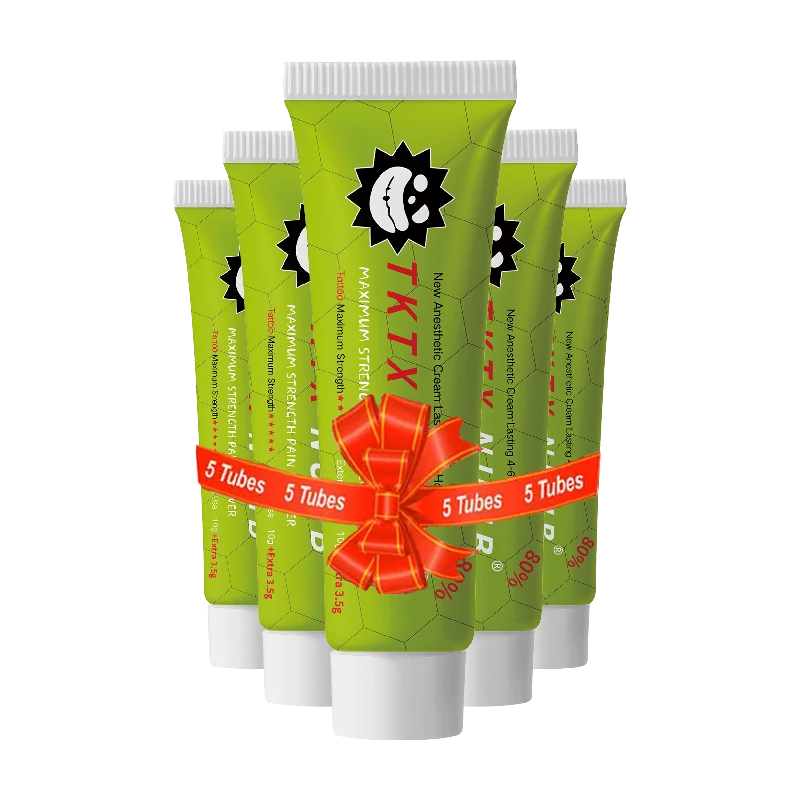 TKTX Numbing Cream 5 Tube Set (Buy 5 get 3 FREE)