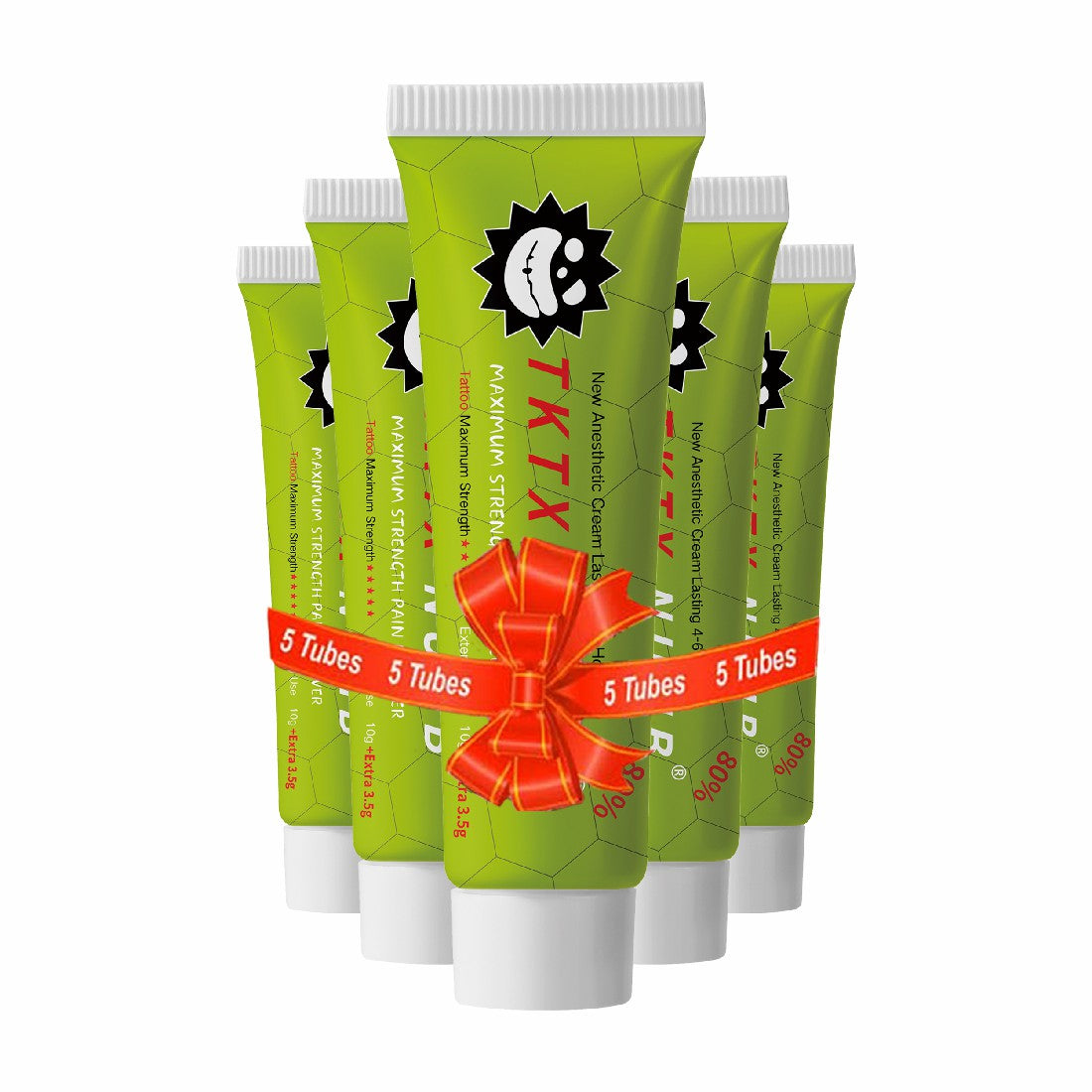 TKTX Tattoo Numbing Cream – 67.5 g / 5 Tube Set
